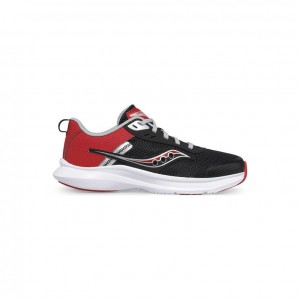 Saucony Axon 3 Big Kids' Sneakers Black / Red | NEW ZEALAND FNMET