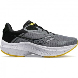 Saucony Axon 3 Men's Running Shoes Grey | NZ AXZCJ