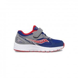 Saucony Cohesion 14 A/C Big Kids' Sneakers Navy / Grey | NEW ZEALAND TMCYU