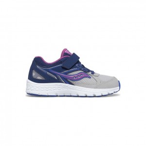 Saucony Cohesion 14 A/C Big Kids' Sneakers Navy / Grey | NZ GTYHR