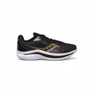 Saucony Endorphin KDZ Big Kids' Sneakers Black / Gold | NZ MVABT