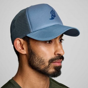 Saucony Foamie Men's Trucker Hats Blue | NEW ZEALAND GLISO