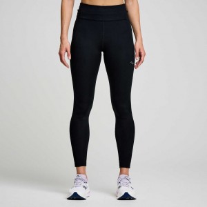 Saucony Fortify 7/8 Women's Tight Black | NZ SEGXZ