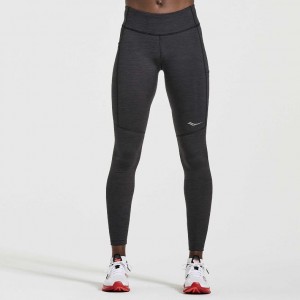 Saucony Fortify Women's Tight Black | NZ XFWYT