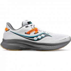 Saucony Guide 16 Men's Running Shoes White | NEW ZEALAND FZDBQ