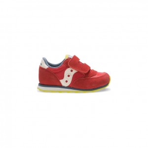 Saucony Jazz Hook & Loop Big Kids' Sneakers Red | NEW ZEALAND EOJWB