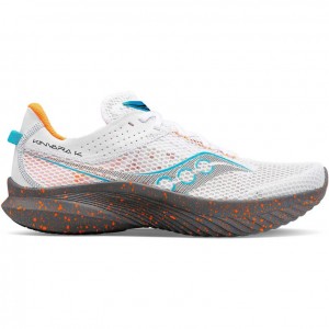 Saucony Kinvara 14 Men's Running Shoes White | NEW ZEALAND RIVHP