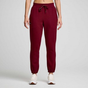 Saucony Recovery Women's Jogger Burgundy | NEW ZEALAND WOZFI