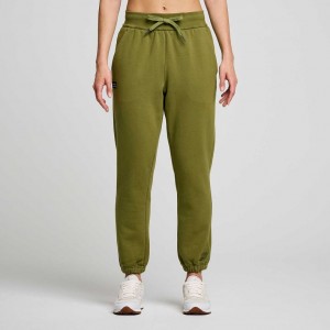 Saucony Recovery Women's Jogger Olive | NZ ILZGP