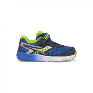 Saucony Ride 10 Jr. Big Kids' Sneakers Navy / Green | NEW ZEALAND DNLIQ