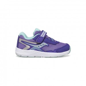 Saucony Ride 10 Jr. Big Kids' Sneakers Purple | NZ WBAEM