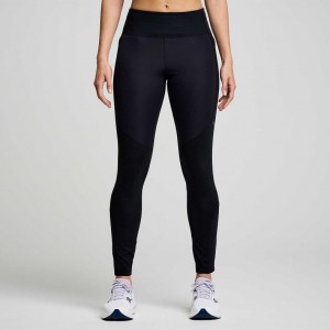 Saucony Runshield Women's Tight Black | NEW ZEALAND PQKRA