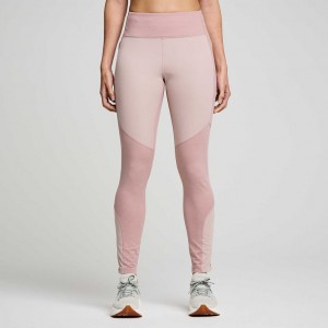 Saucony Runshield Women's Tight Pink | NZ GJRIZ