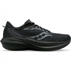 Saucony Triumph 21 Men's Running Shoes Black | NEW ZEALAND TSXDF