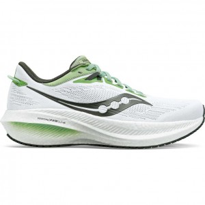 Saucony Triumph 21 Men's Running Shoes White | NZ YCPRK