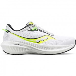 Saucony Triumph 21 Men's Running Shoes White | NEW ZEALAND TFIWX