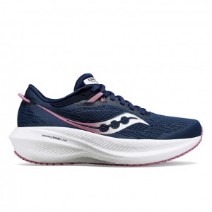 Saucony Triumph 21 Women's Running Shoes Navy | NEW ZEALAND BUTNF