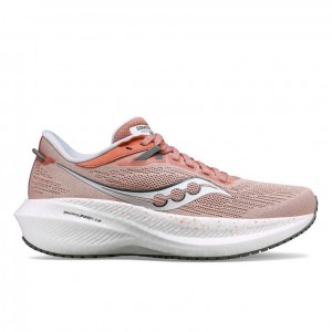 Saucony Triumph 21 Women's Running Shoes Coral | NZ ZYAOH