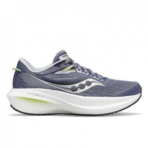 Saucony Triumph 21 Women's Running Shoes Blue | NEW ZEALAND MTQXZ