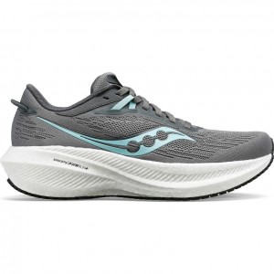 Saucony Triumph 21 Women's Running Shoes Grey | NZ IEJUM