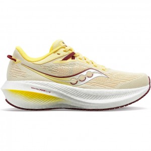 Saucony Triumph 21 Women's Running Shoes Yellow | NEW ZEALAND ATHSU