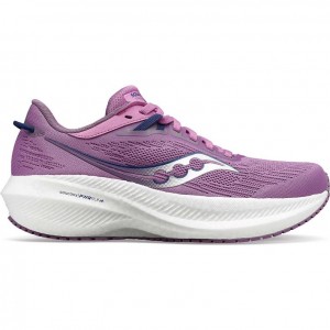 Saucony Triumph 21 Women's Running Shoes Purple | NZ IVUGM