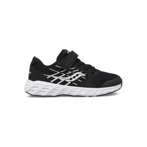 Saucony Wind 2.0 A/C Big Kids' Sneakers Black | NZ GSYKF