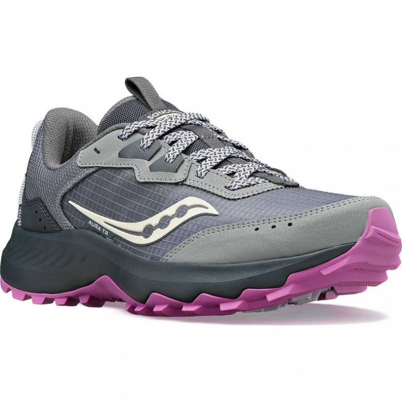 Saucony Aura TR Women's Trail Running Shoes Grey | NZ MDSCI