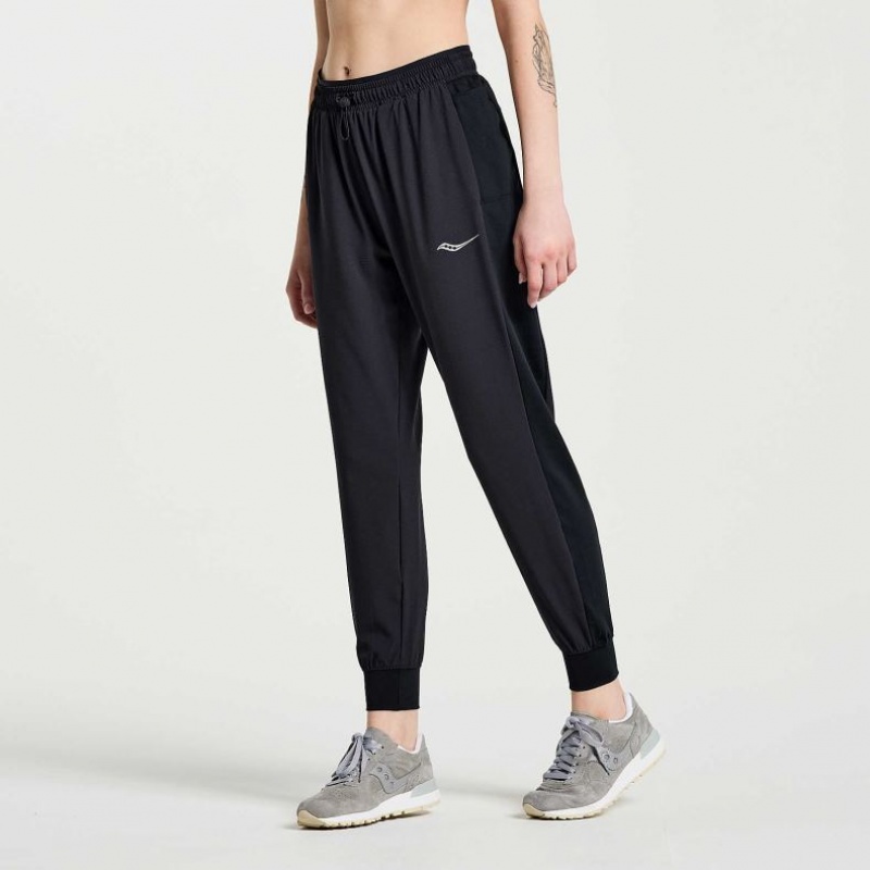 Saucony Boston Woven Women's Jogger Black | NZ RMFYX