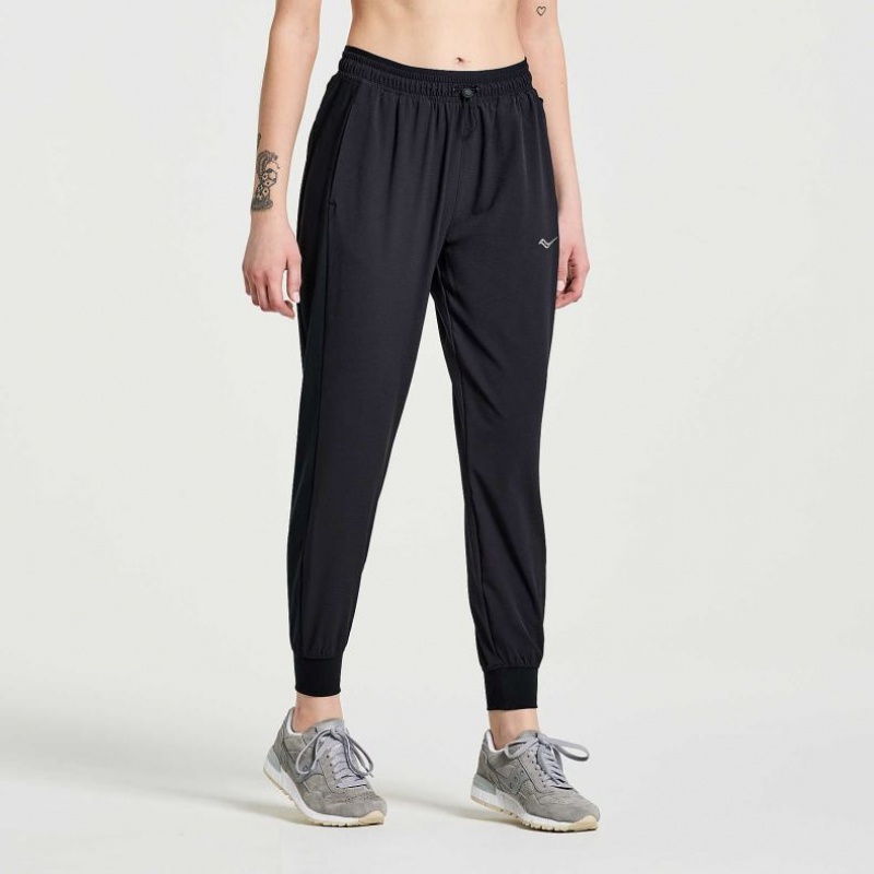 Saucony Boston Woven Women's Jogger Black | NZ RMFYX