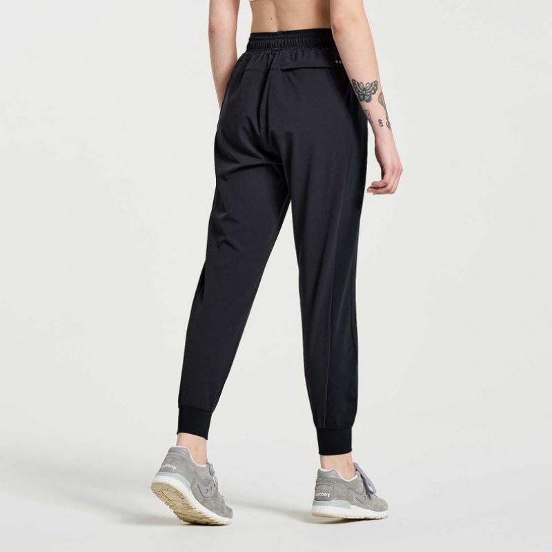 Saucony Boston Woven Women's Jogger Black | NZ RMFYX