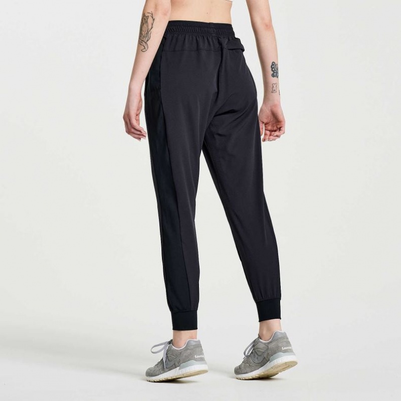 Saucony Boston Woven Women's Jogger Black | NZ RMFYX