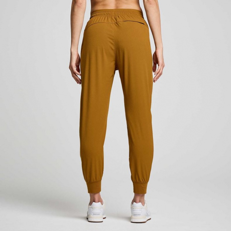 Saucony Boston Woven Women's Jogger Brown | NEW ZEALAND FLKNS