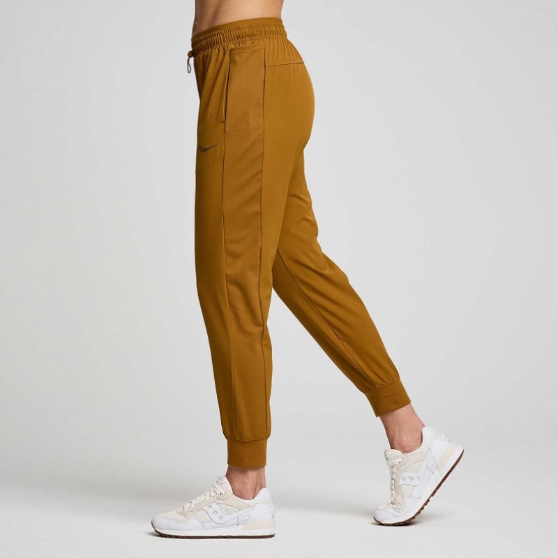 Saucony Boston Woven Women's Jogger Brown | NEW ZEALAND FLKNS