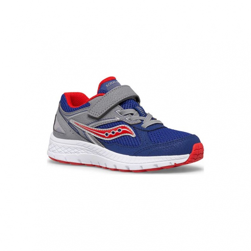 Saucony Cohesion 14 A/C Big Kids' Sneakers Navy / Grey | NEW ZEALAND TMCYU