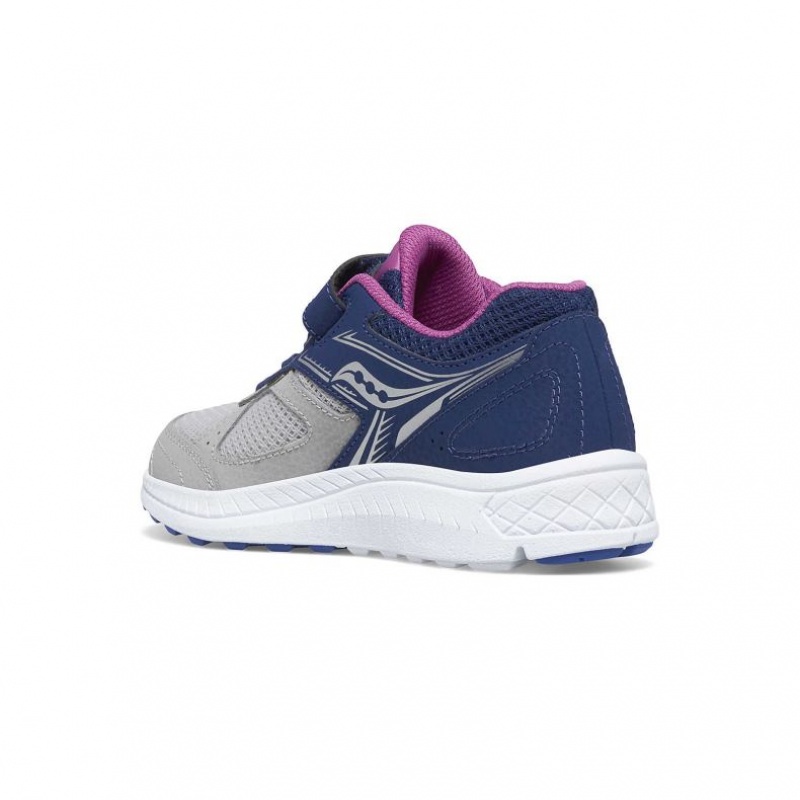 Saucony Cohesion 14 A/C Big Kids' Sneakers Navy / Grey | NZ GTYHR