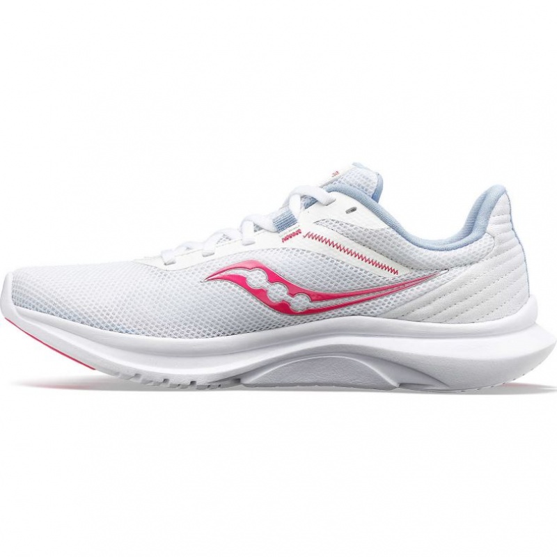 Saucony Convergence Women's Running Shoes White / Pink | NZ KZJNH