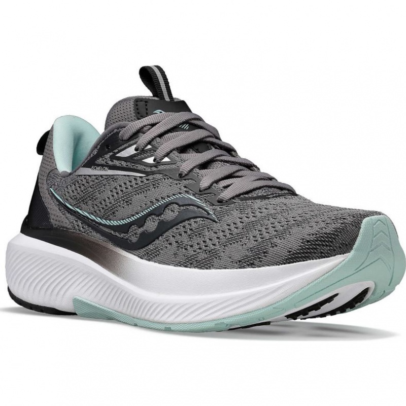 Saucony Echelon 9 Women's Running Shoes Grey | NEW ZEALAND REXHD