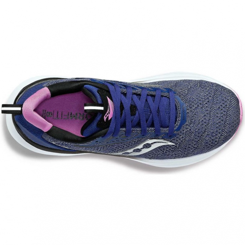 Saucony Echelon 9 Women's Wide Running Shoes Indigo | NZ WQTRA