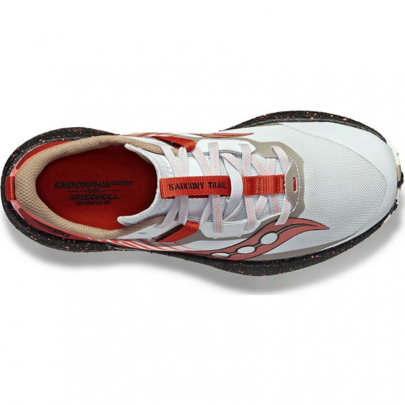 Saucony Endorphin Edge Women's Trail Running Shoes White / Red | NEW ZEALAND KLTRN