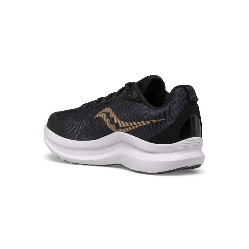 Saucony Endorphin KDZ Big Kids' Sneakers Black / Gold | NZ MVABT