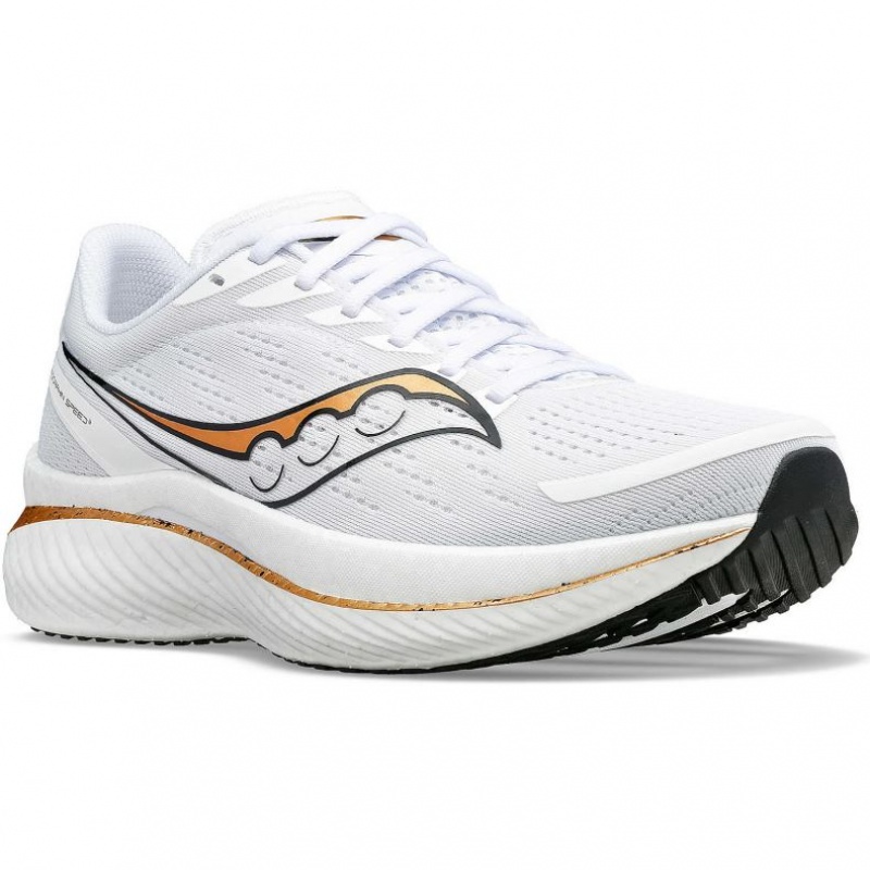 Saucony Endorphin Speed 3 Men's Running Shoes White | NEW ZEALAND WYSJD