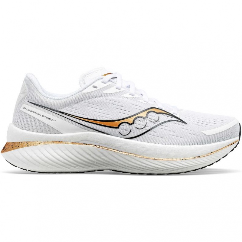 Saucony Endorphin Speed 3 Men\'s Running Shoes White | NEW ZEALAND WYSJD