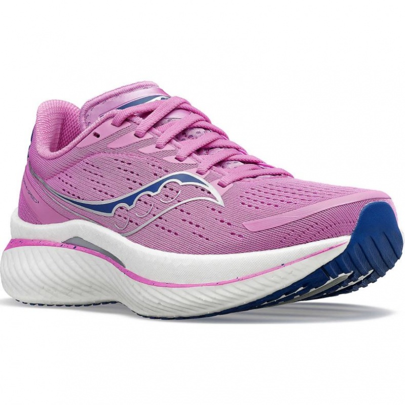 Saucony Endorphin Speed 3 Women's Running Shoes Purple | NEW ZEALAND UCRLK