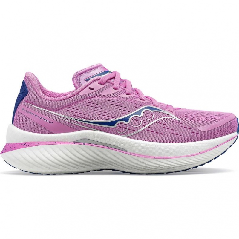 Saucony Endorphin Speed 3 Women\'s Running Shoes Purple | NEW ZEALAND UCRLK