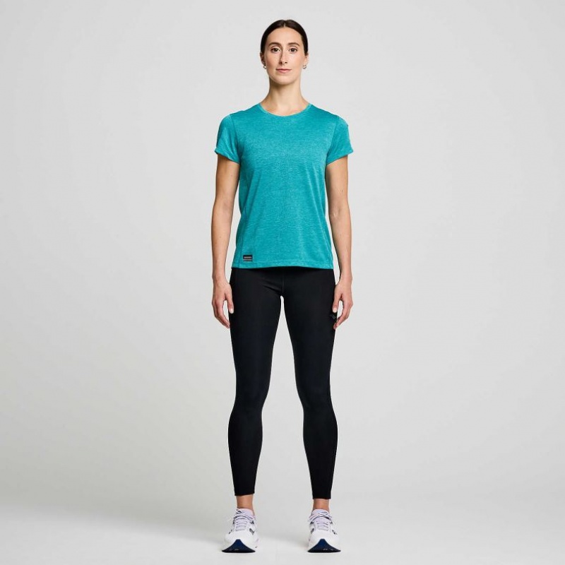 Saucony Fortify 7/8 Women's Tight Black | NZ SEGXZ