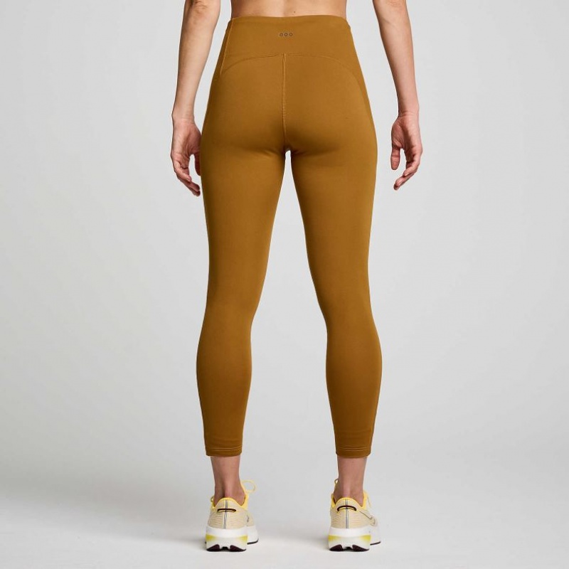 Saucony Fortify Viz Women's Tight Brown | NZ MZSFW