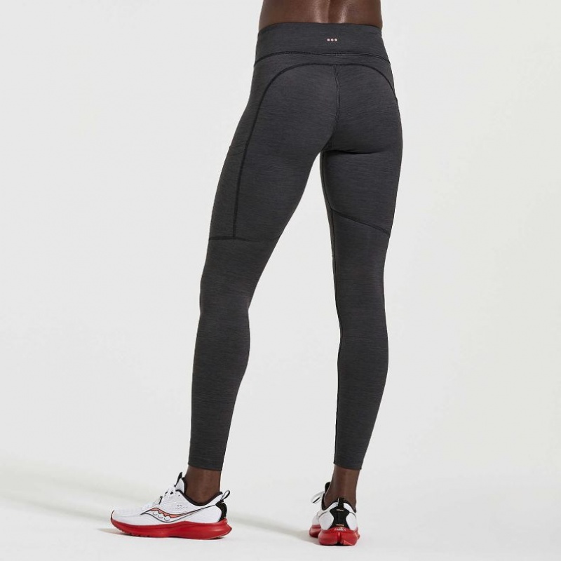 Saucony Fortify Women's Tight Black | NZ XFWYT