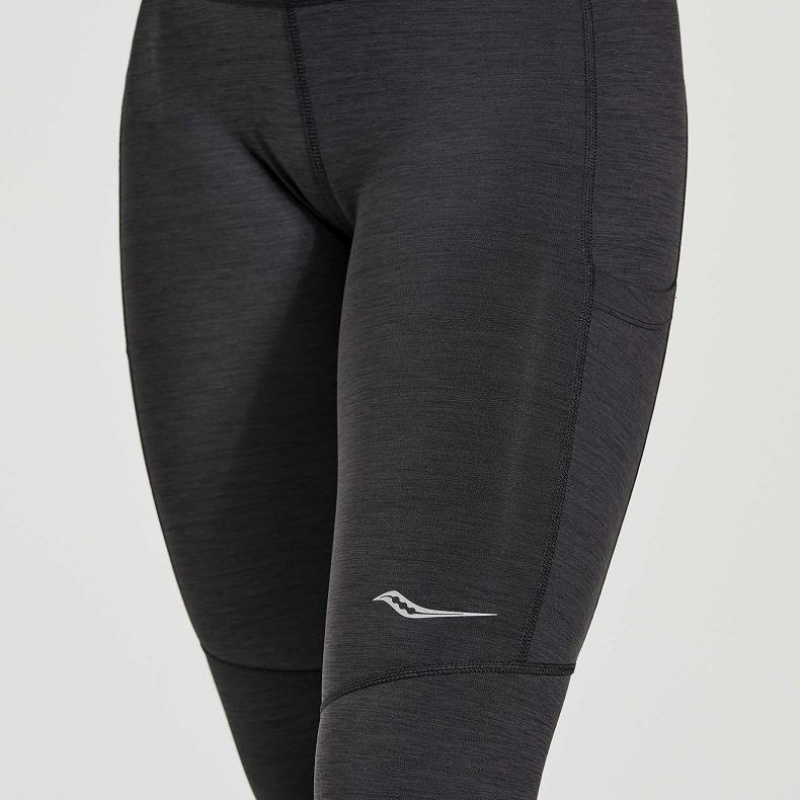 Saucony Fortify Women's Tight Black | NZ XFWYT