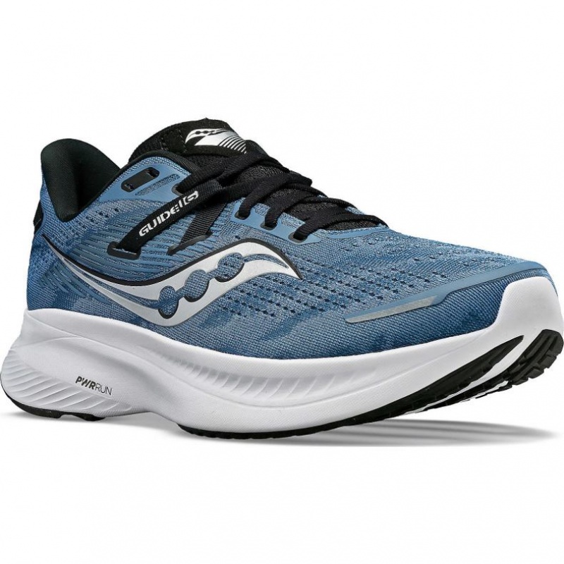 Saucony Guide 16 Men's Running Shoes Blue | NEW ZEALAND XMWHL